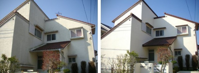 大阪の雨漏り修理大阪府八尾市S様邸外壁塗装
